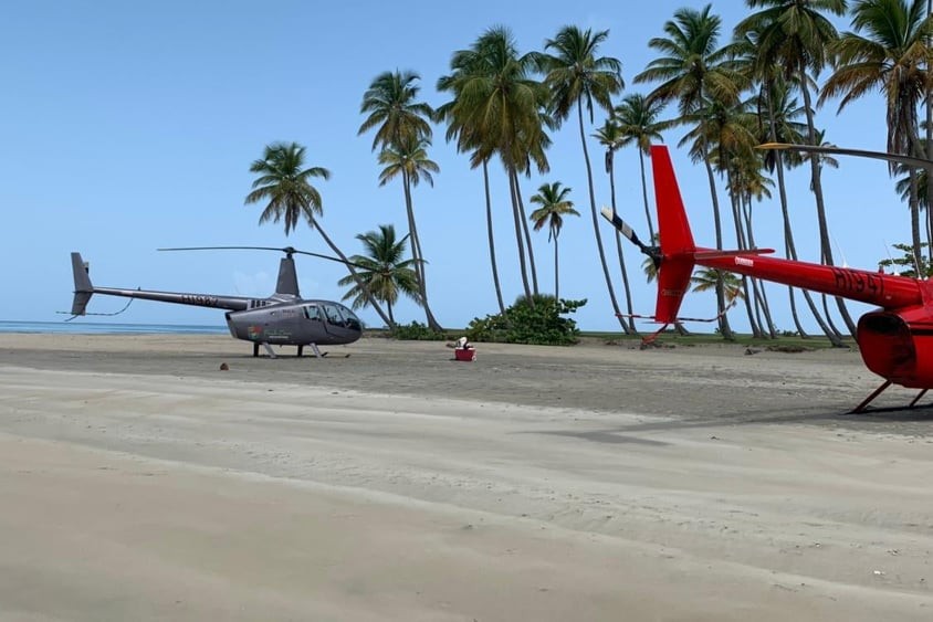 Helikopterem Salto de La Janda